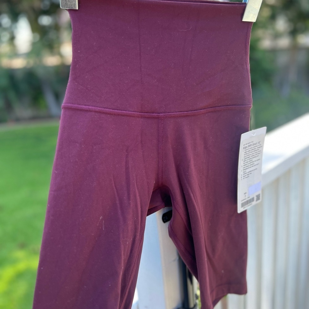 lululemon athletica Women's Athletic Shorts - Burgundy